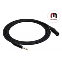 Reds Music  MC1540BX Kabel Mikrofonowy - STANDARD - XLR M / Jack stereo długość 4.0 m